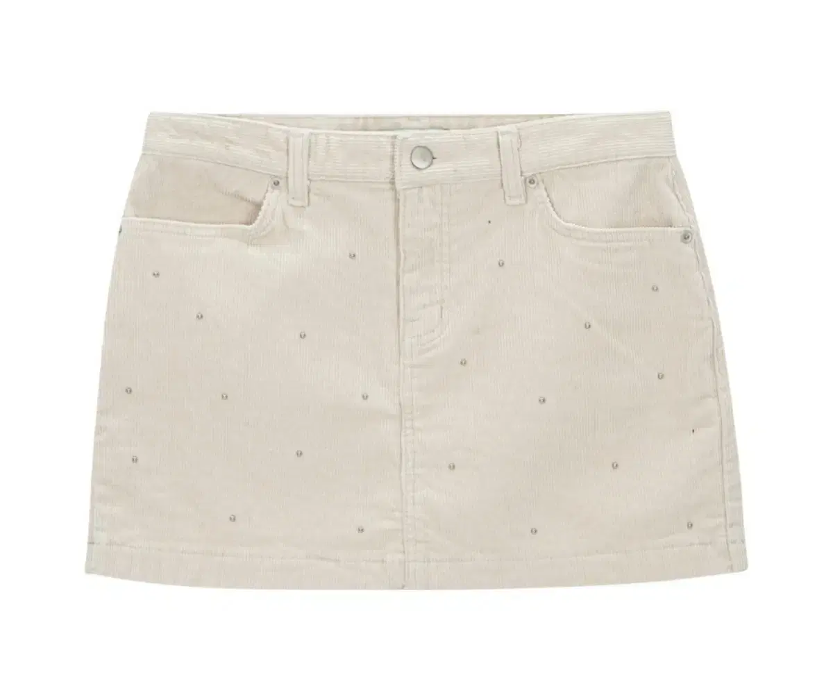 SALAD BAGUNI Pearl Corduroy Mini Skirt -