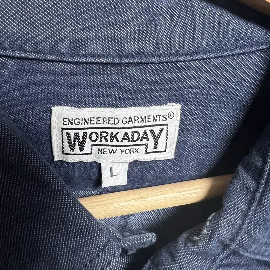 EG Workaday 엔가 워카데이 데님셔츠 L