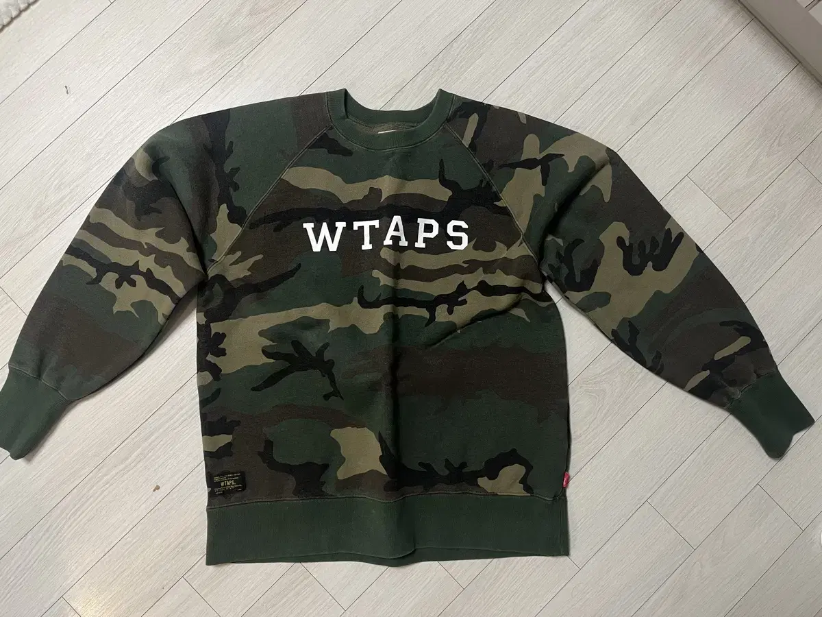 wtaps 더블탭스 카모맨투맨 lima