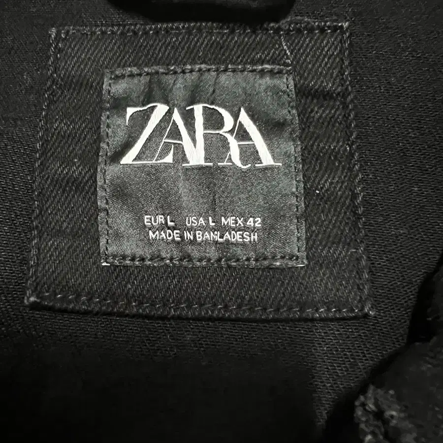 ZARA GGDB 골든구스 커스터마이즈 흑청 자켓 L 42 사이즈