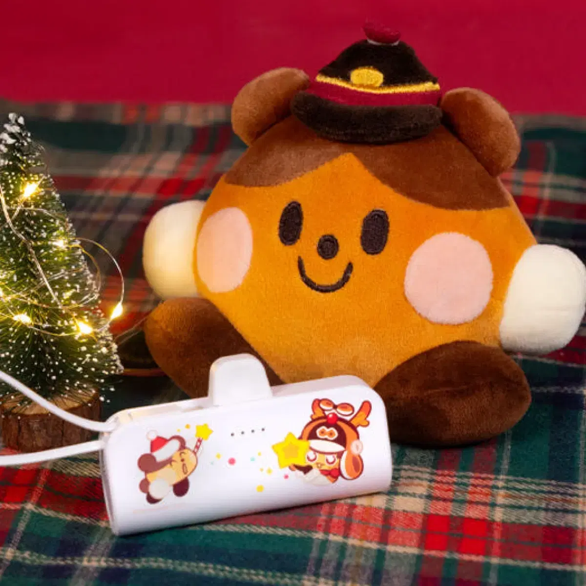 Cookie Run winter Festa Kumo Top Docking Type Power Bank Sell