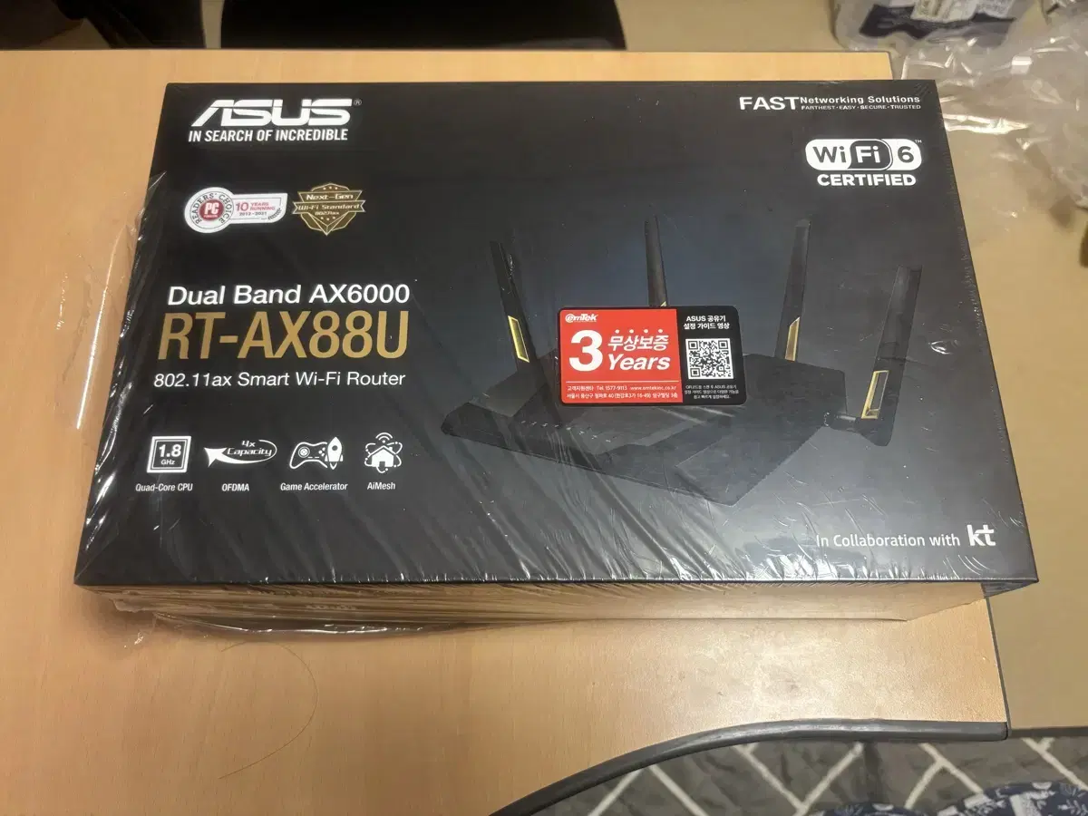 ASUS RT-AX88U AX6000 WiFi6 8포트 유무선 공유기