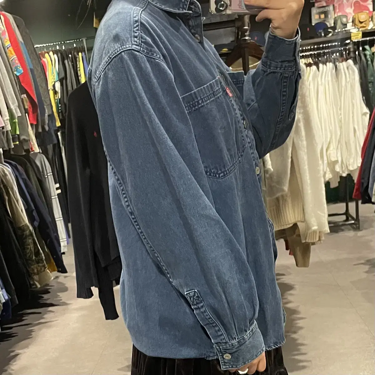 (273) LEVI'S 리바이스 빈티지 워싱 데님셔츠