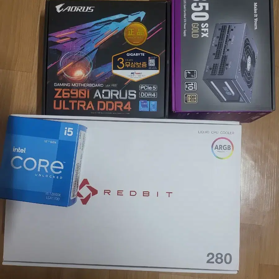 itx 미니pc 반본체 12600k, aroused z690i d4 등