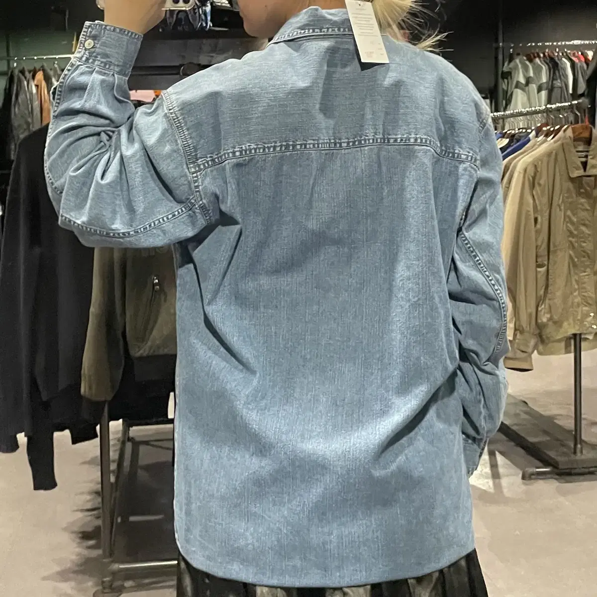 (275) LEVI'S 리바이스 빈티지 워싱 데님셔츠