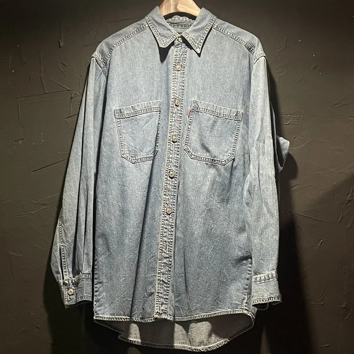 (275) LEVI'S 리바이스 빈티지 워싱 데님셔츠