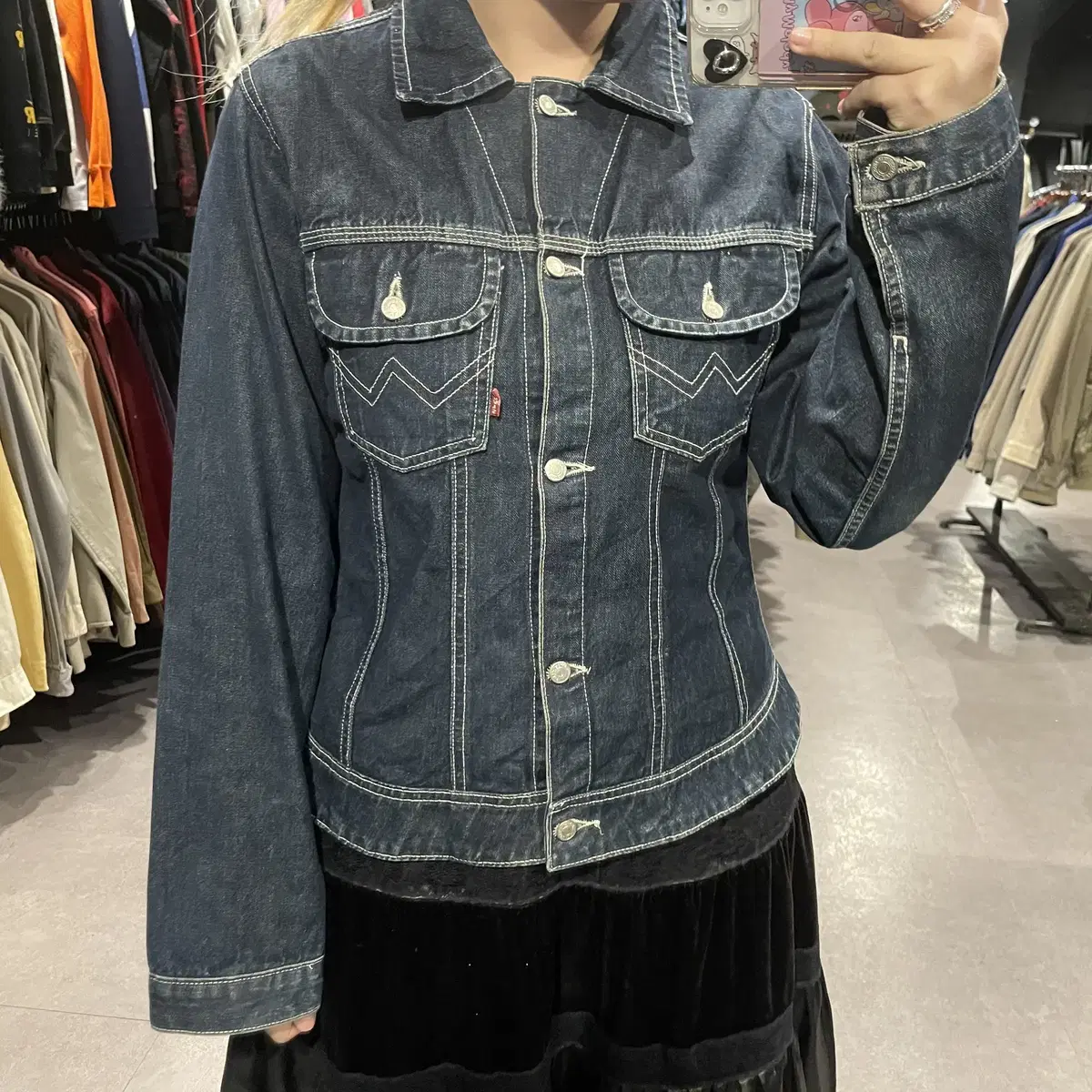 (277) LEVI'S 리바이스 빈티지 워싱 데님셔츠