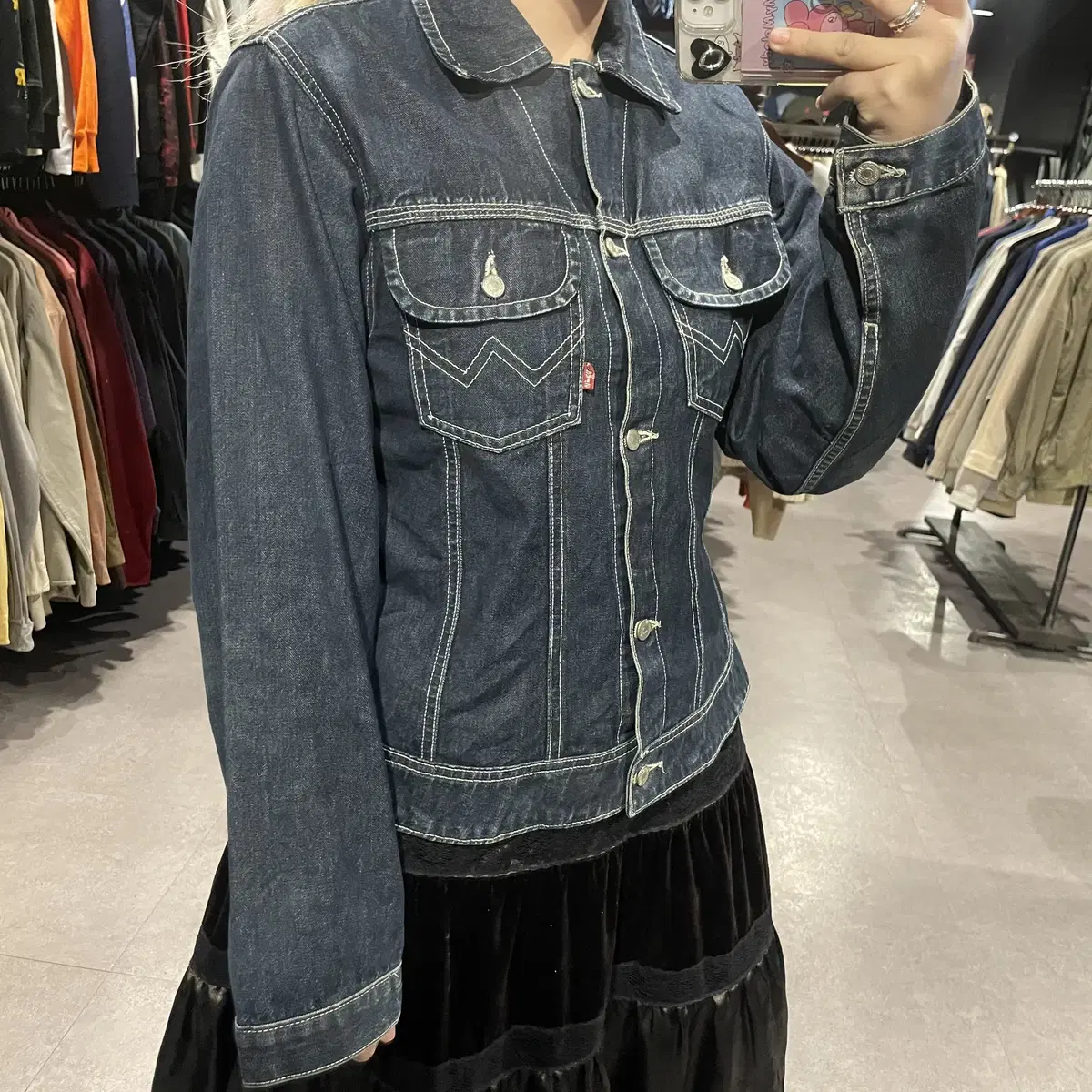 (277) LEVI'S 리바이스 빈티지 워싱 데님셔츠