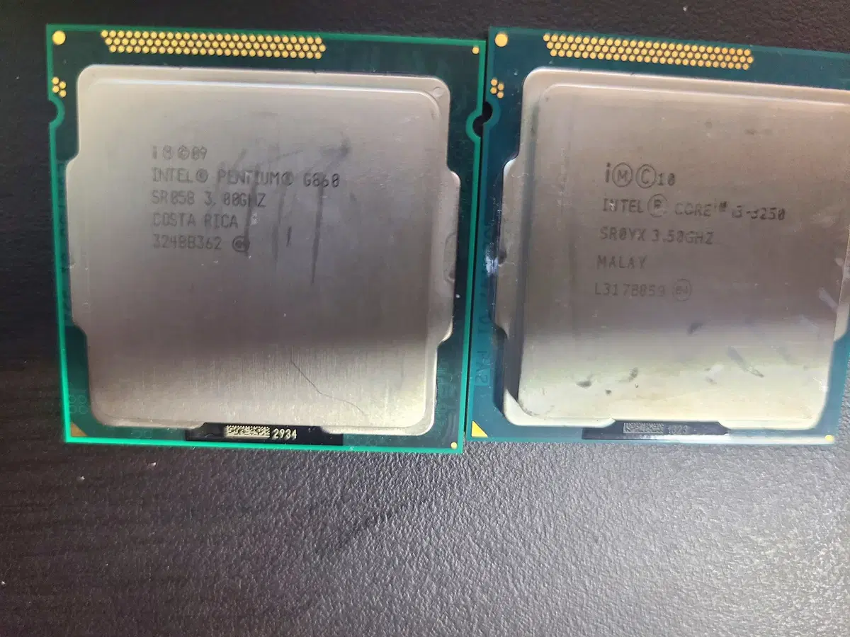 오래된 인텔 cpu i3 3250 / 펜티엄 g860 팝니다