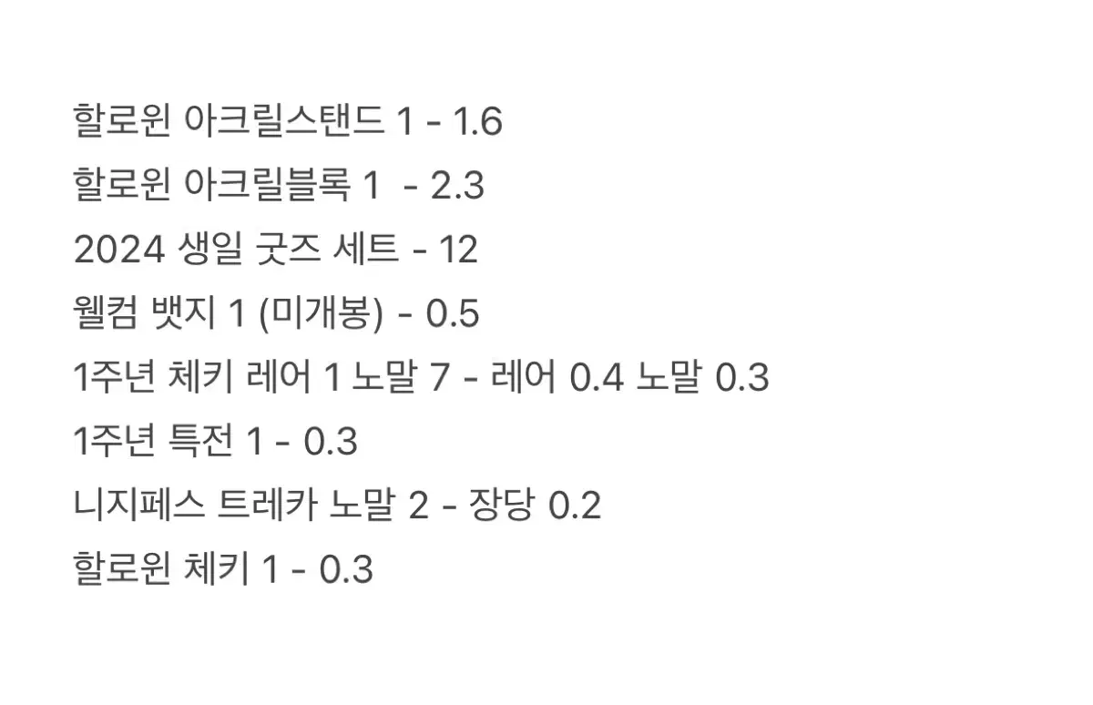 니지산지 무라쿠모 카게츠 굿즈 양도