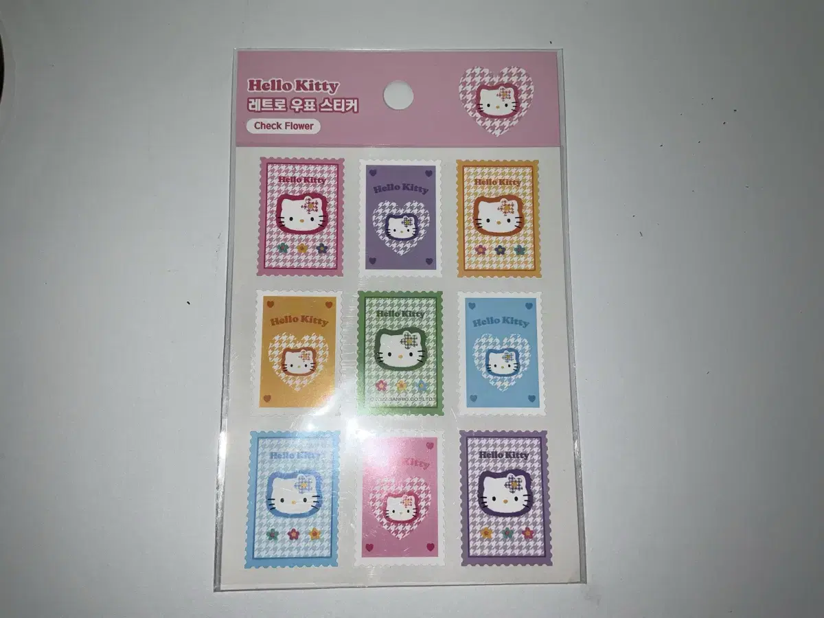 Kitty Stationery limited edition retro stamp stickers