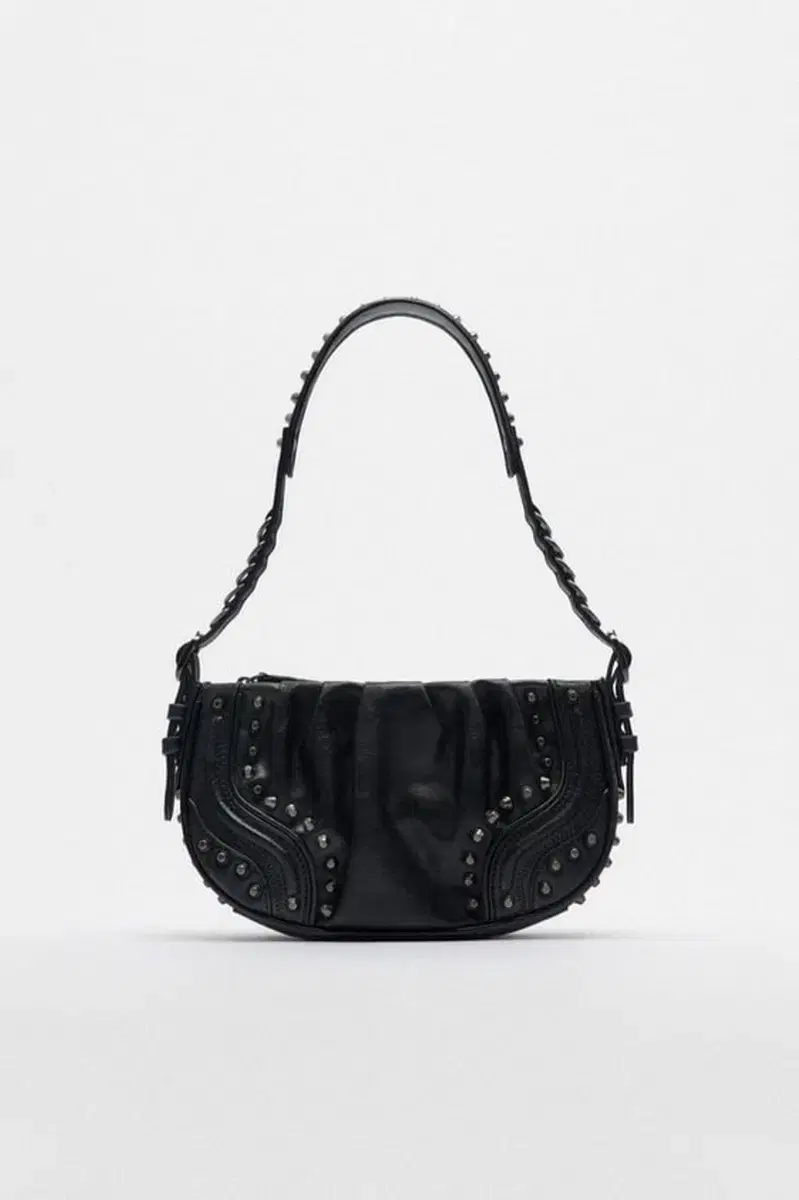 Zara Studded ROCK ROCK Shoulder Bag Bag