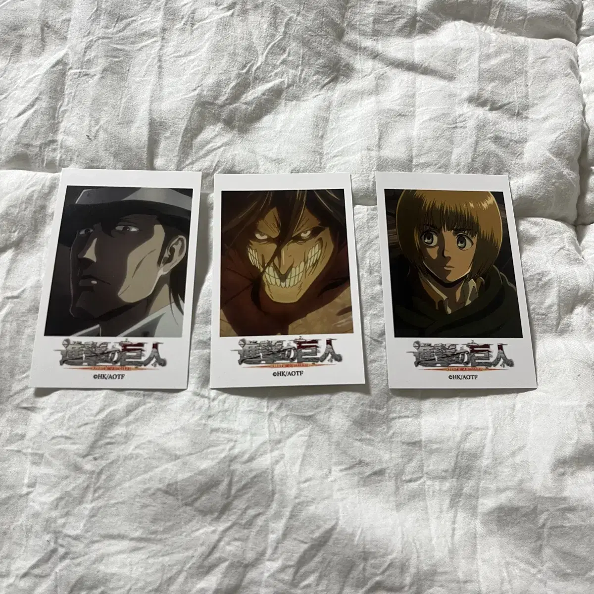 [Bulk Price] Attack on Titan Cheeky Style kard photocard polaroid Attack on Titan Merchandise