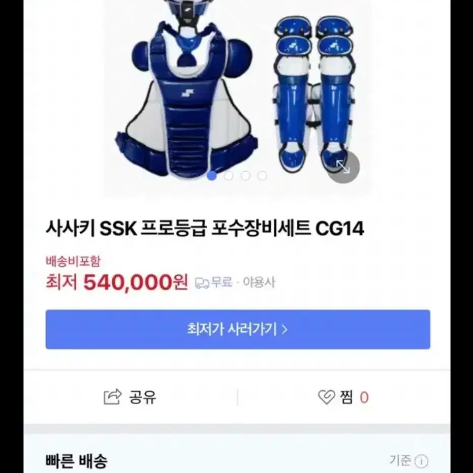 사사키 포수장비