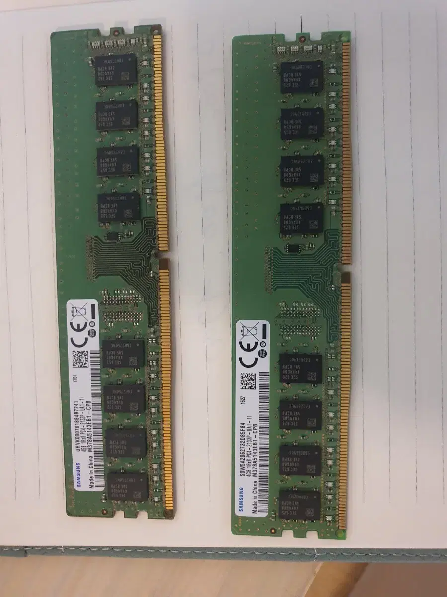 램 ddr4 4G x2 8G 판매