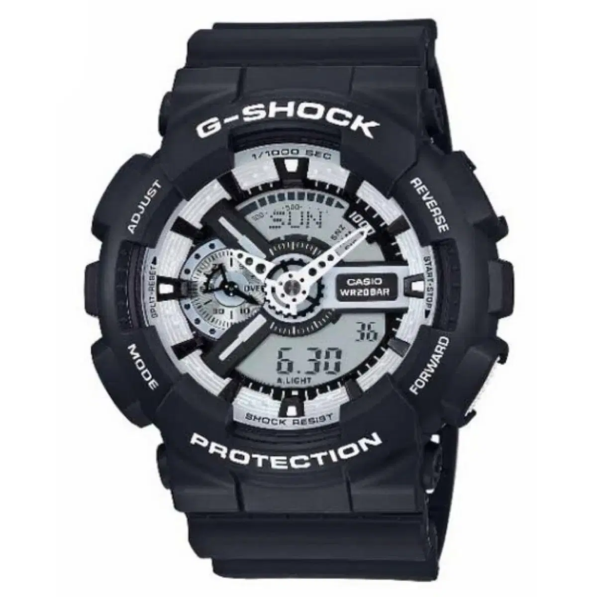 지샥 빅페이스 (G-SHOCK GA-110) 블랙 & 화이트 판매합니다