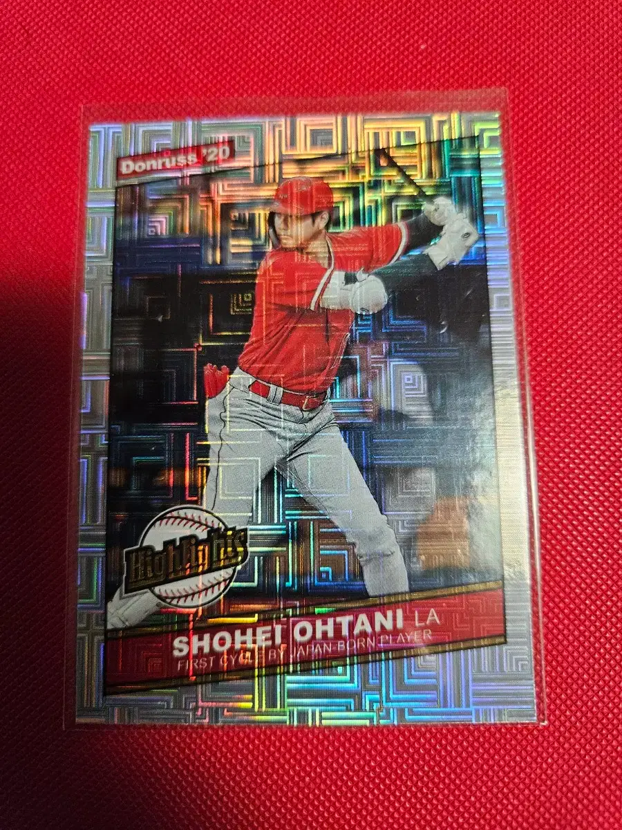 오타니 2020 Donruss Highlights Vector 카드