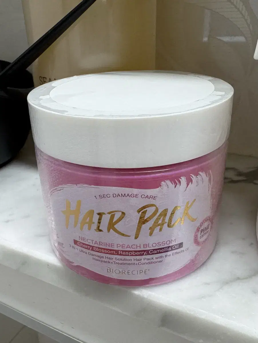 One Day Tool Treatment Biorecipe Hair Pack Marble Pink