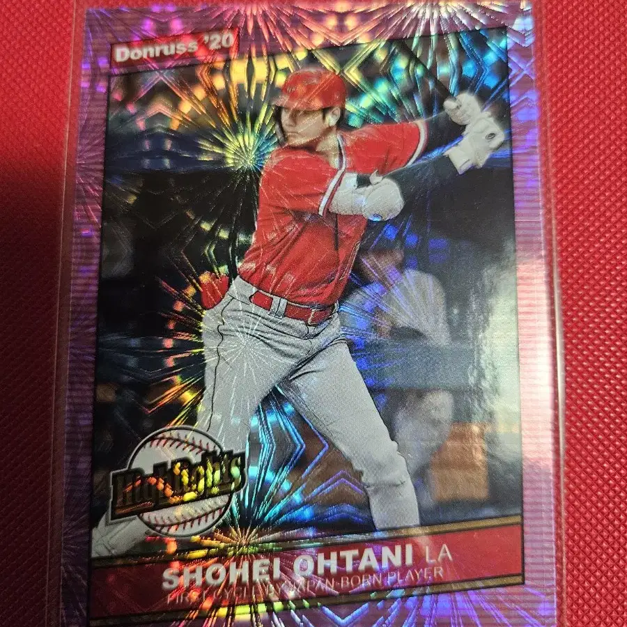 오타니 2020 Donruss Highlights Fireworks