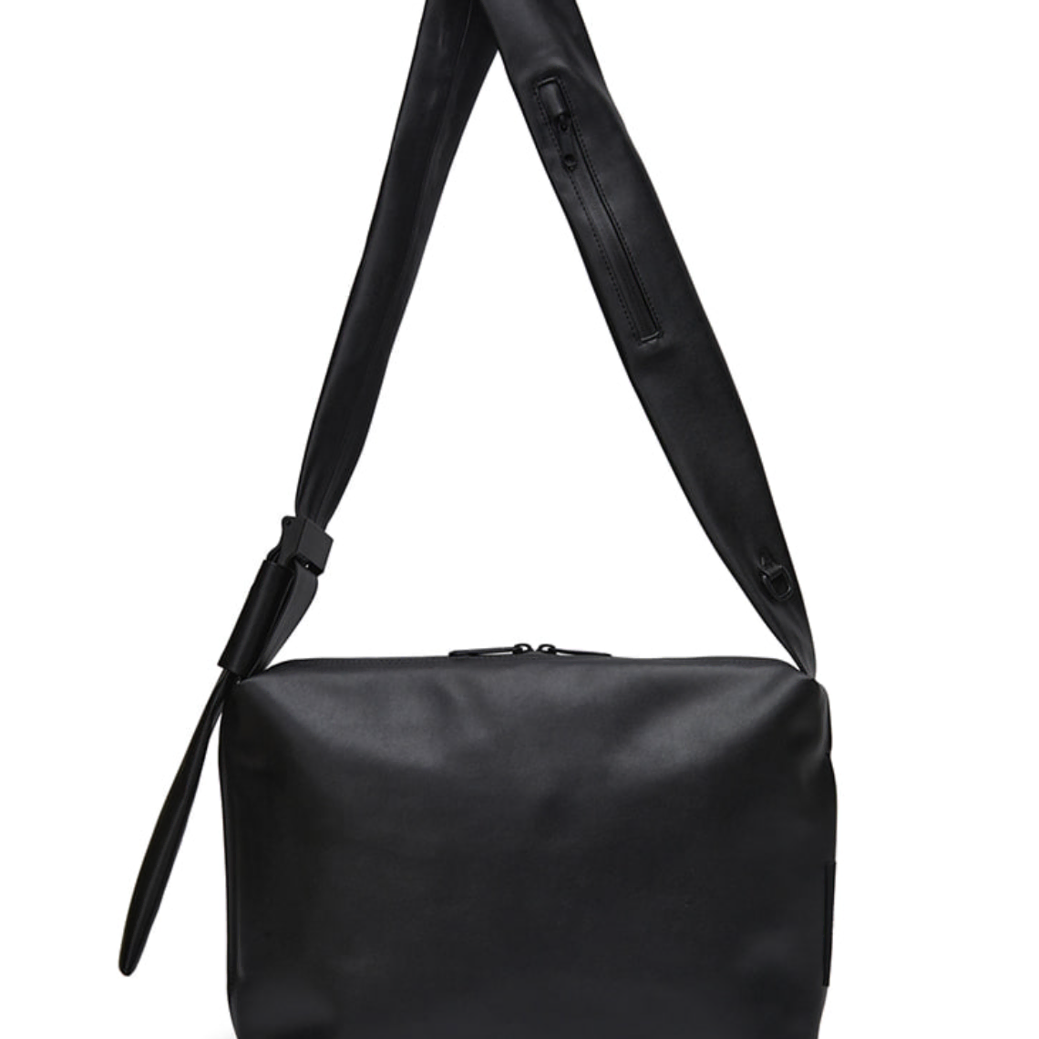 MMGL_VEGAN LEATHER MESSENGER BAG