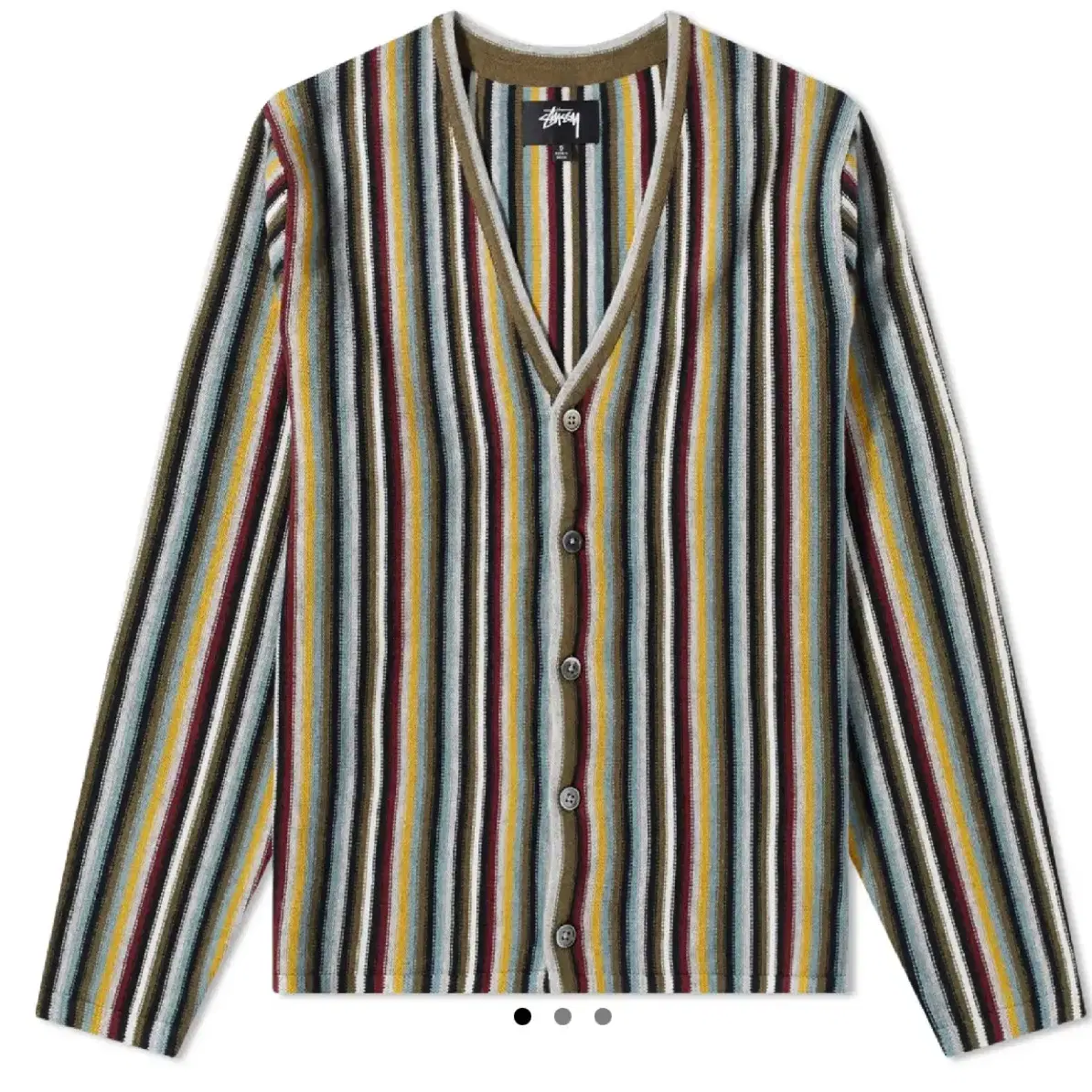 스투시 가디건 - Stussy Stripe Pattern Cardigan