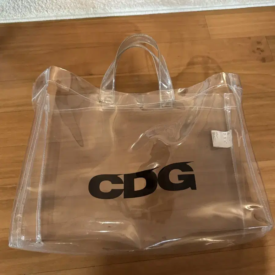 cdg 꼼데 pvc가방 정품