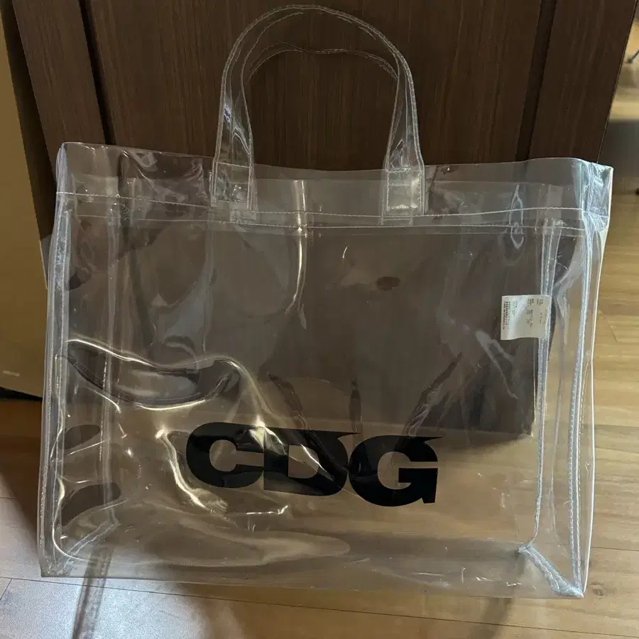 cdg 꼼데 pvc가방 정품