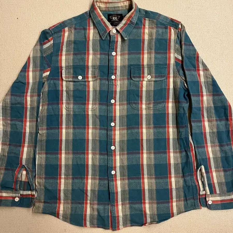 RRL 3-STITCHES PLAIDS FLANNEL SHIRTS