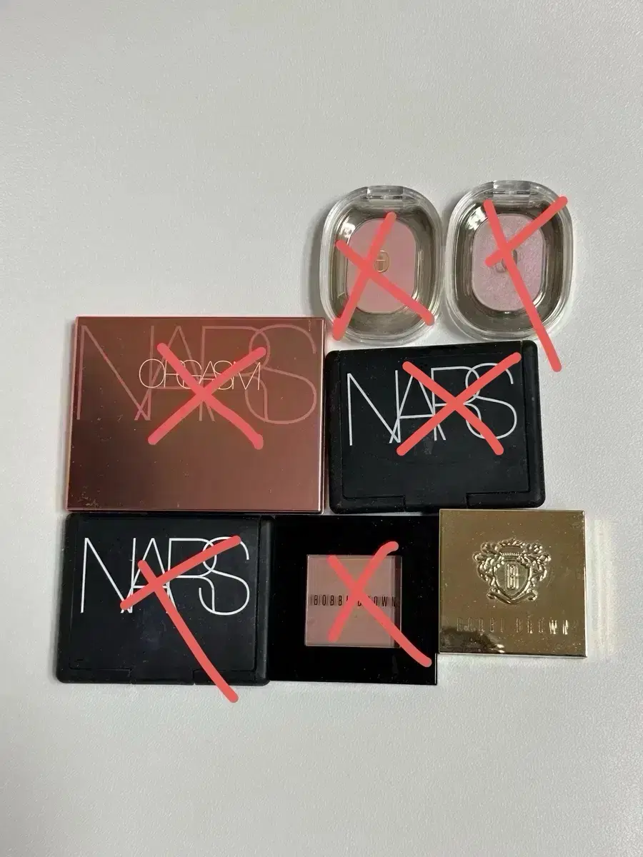 Price per Nars, Bobby Brown (excluding Amelie and Mac)