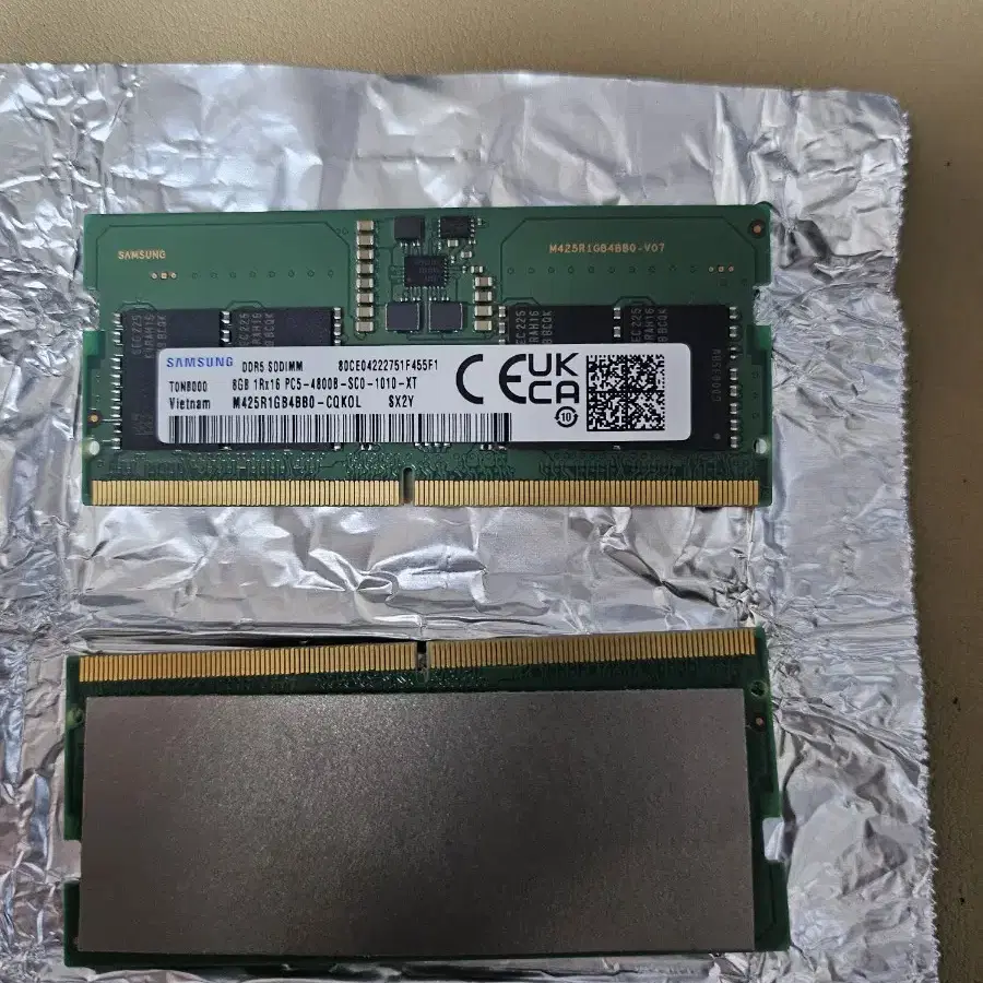 노트북 메모리 DDR5 4800 8GX2