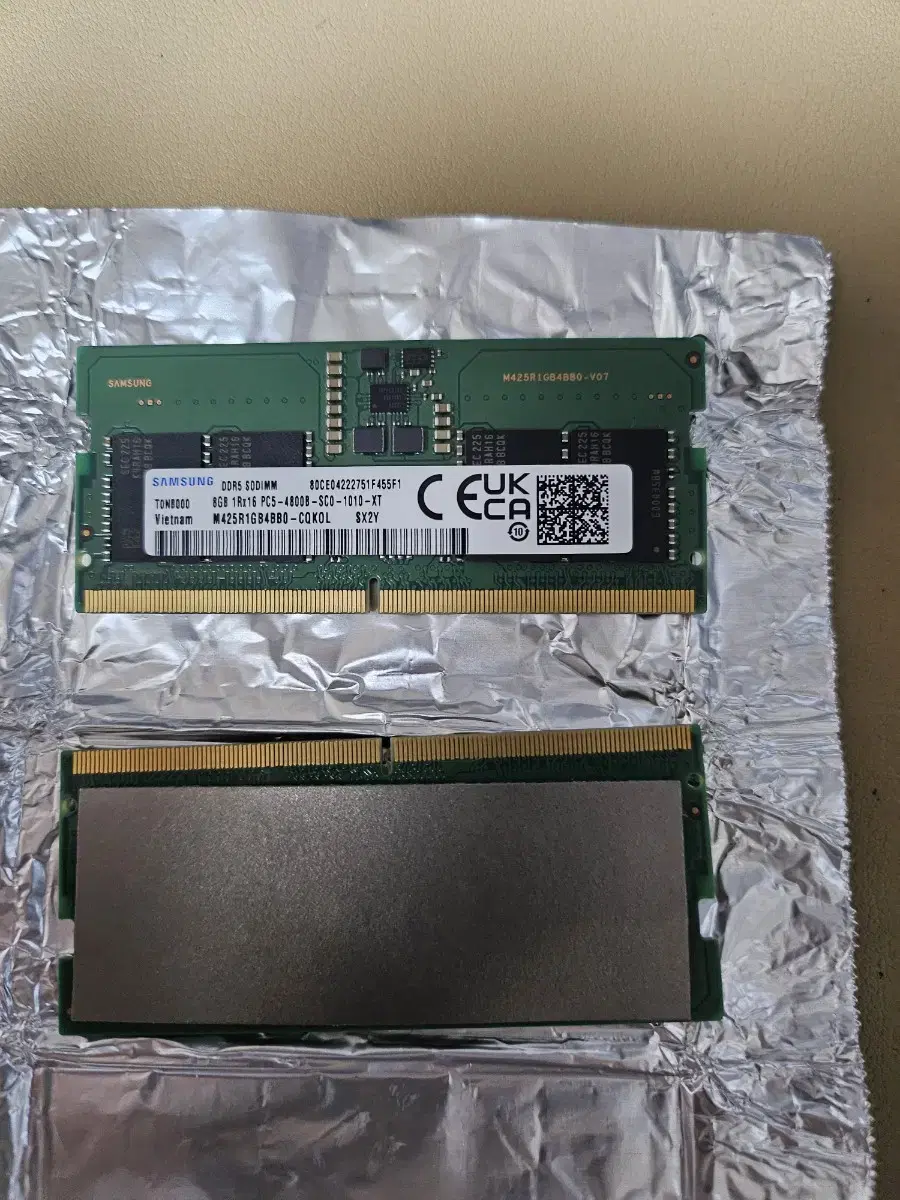 노트북 메모리 DDR5 4800 8GX2