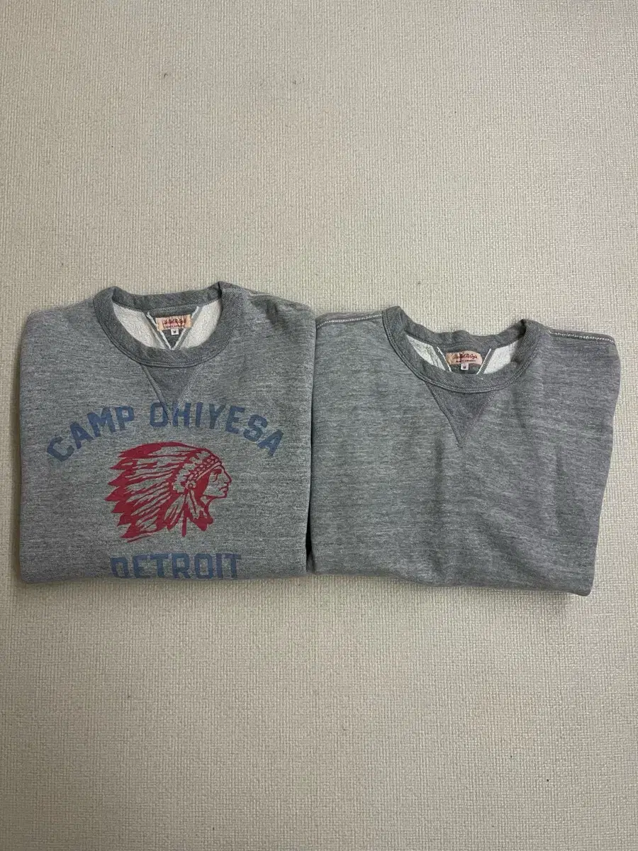 the real mccoys crew neck sweat 2 set