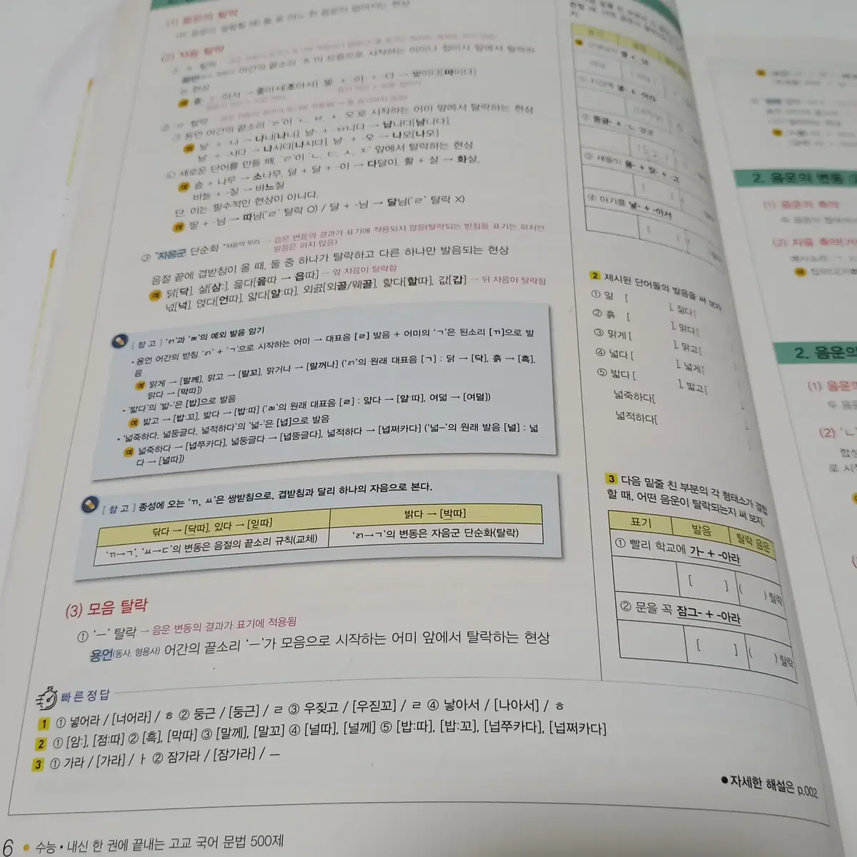 마더텅 고교 국어문법 500제