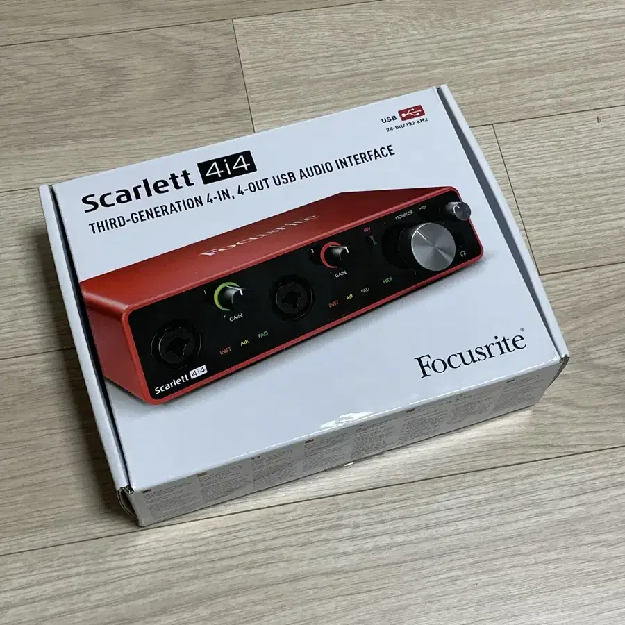 focusrite 스칼렛 4i4 3세대