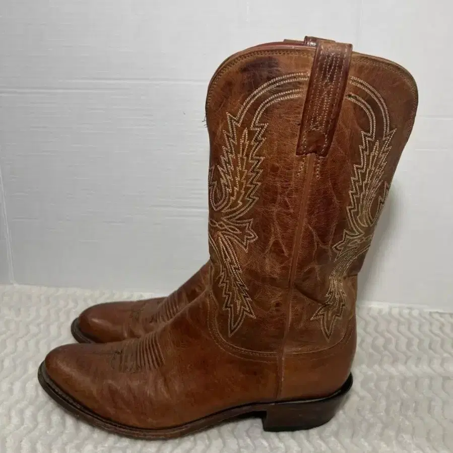 Lucchese 12D 웨스턴 카우보이 부츠