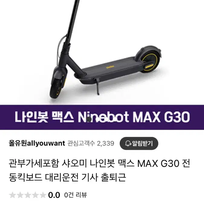 나인봇 맥스 g30