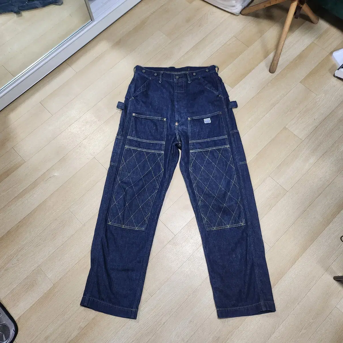 [2]Capital 11.5 oz. Denim Lumberjack Pants Indigo