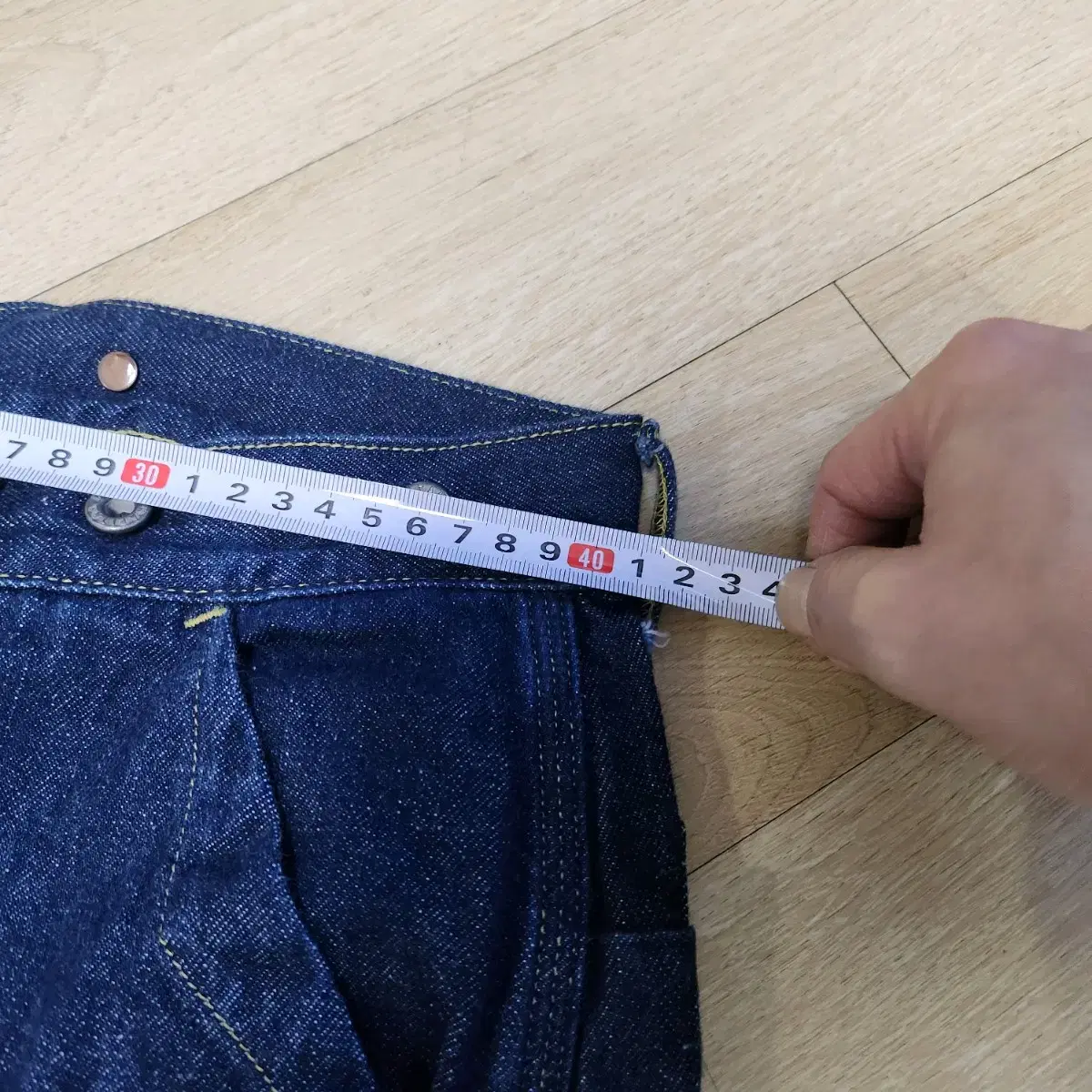 캐피탈 11.5 oz. 데님 럼버 판츠 인디고 2