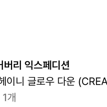 디스커버리 여성 헤이니 글로우 다운 (CREAM)