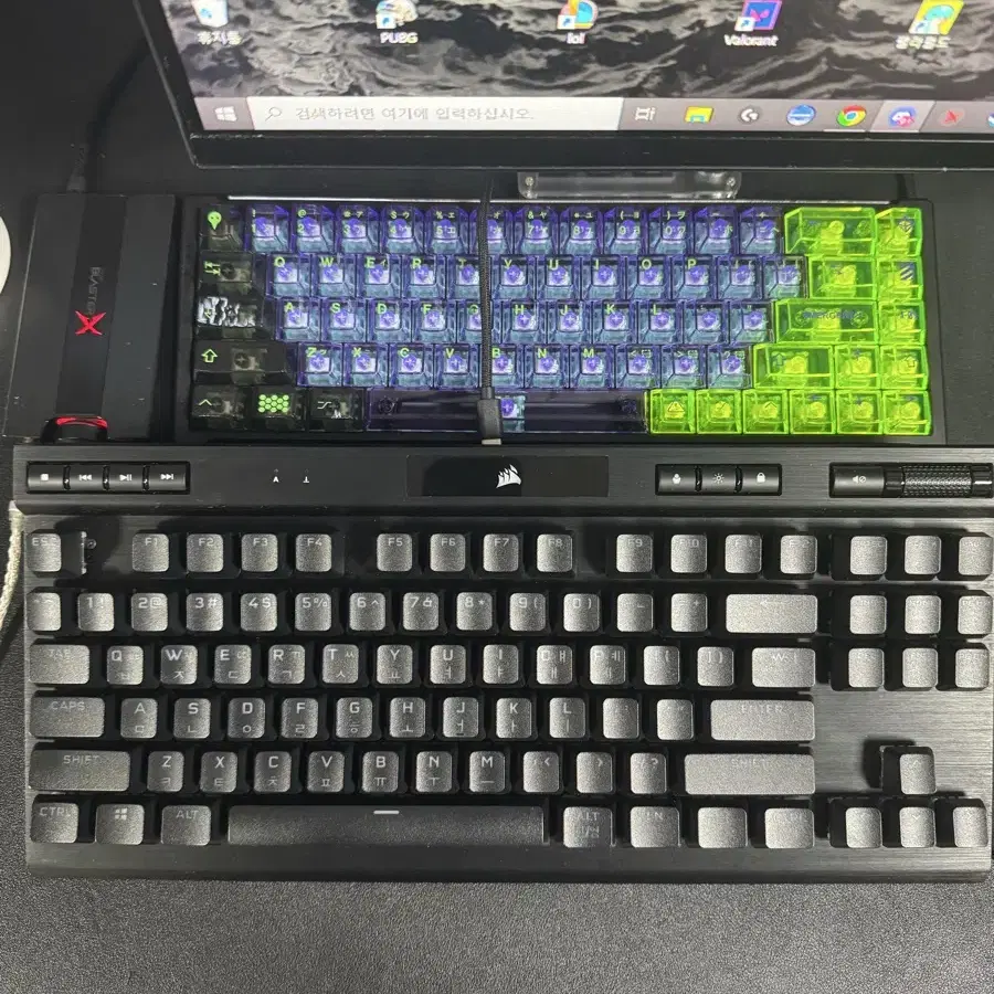 커세어 k70 rgb tkl champion 스피드 은축