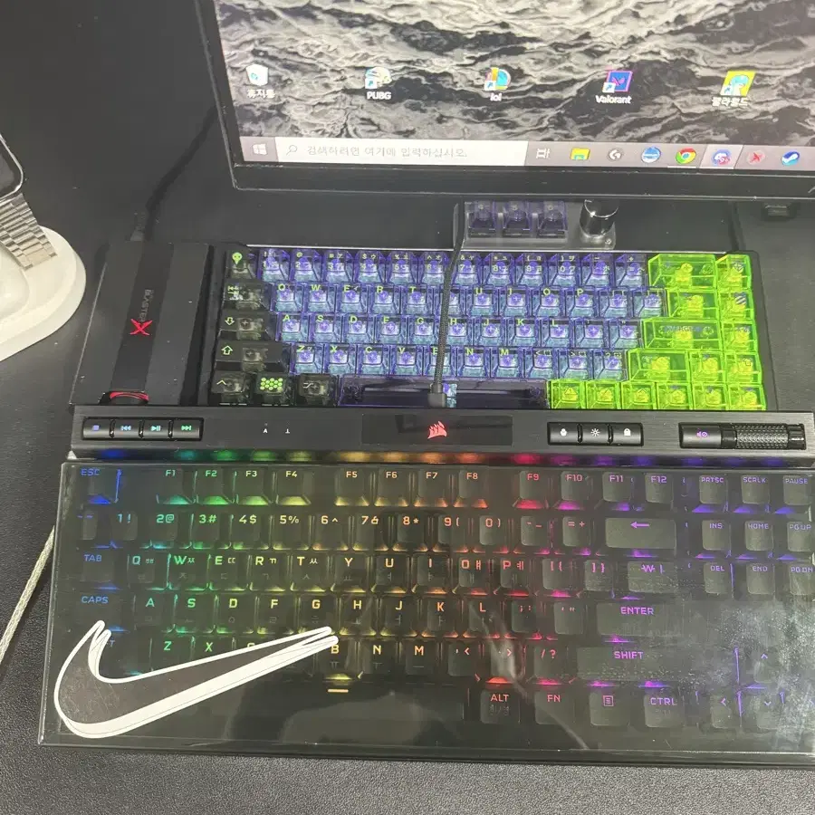 커세어 k70 rgb tkl champion 스피드 은축