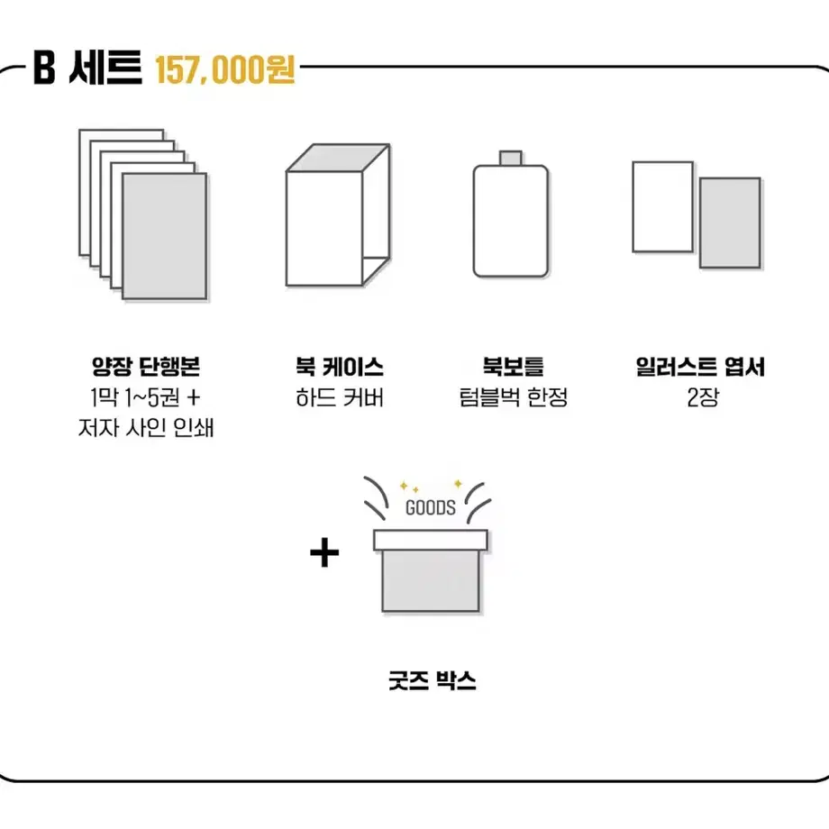 백망되 단행본 텀블벅 B세트