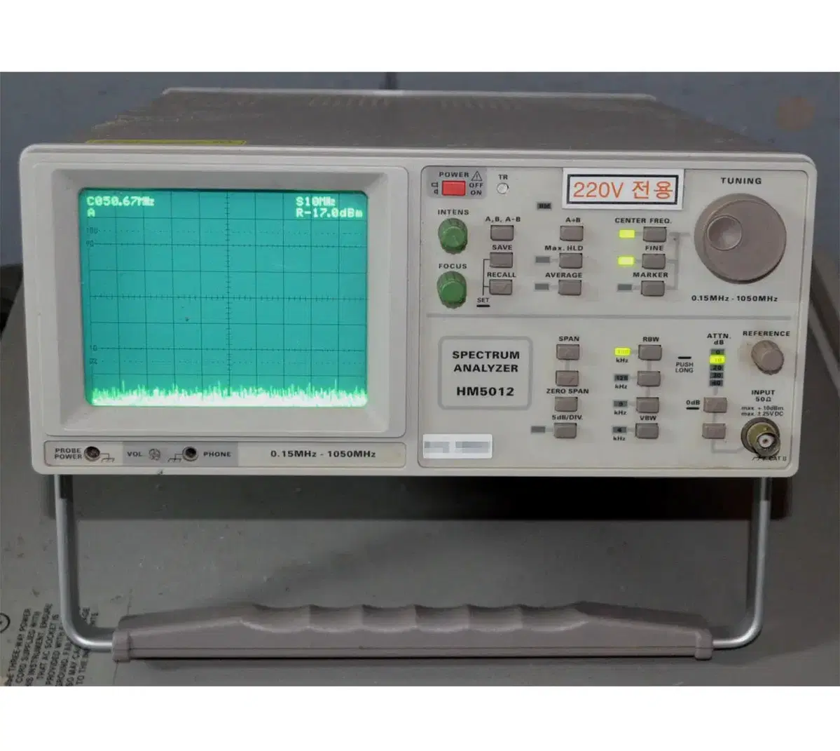 HAMEG HM5012 Spectrum analyzer