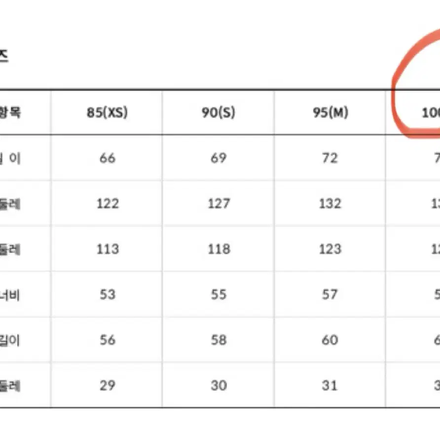 노스페이스 블랙 숏패딩 사이즈 L100 남녀공용