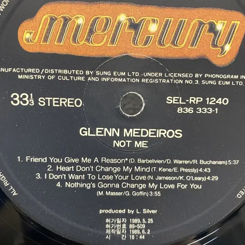 GLENN MEDEIROS LP / AA6694