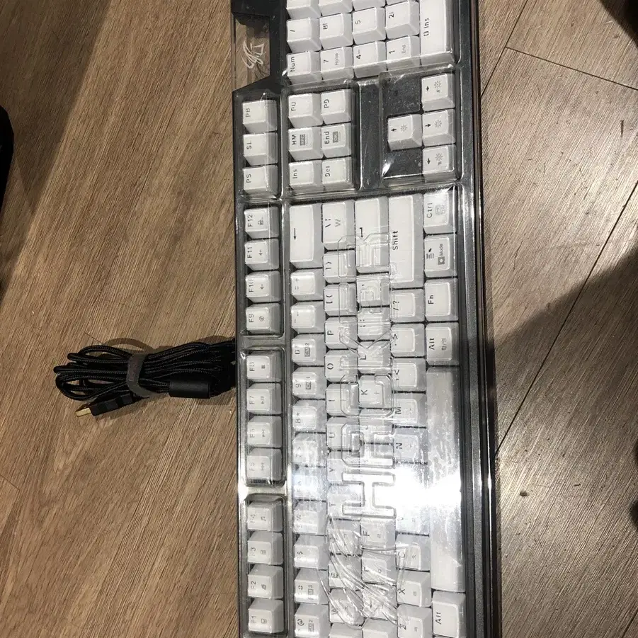 엡코 Hacker k9100 arc 프리미엄 카일광축 크리스탈 키캡 완수