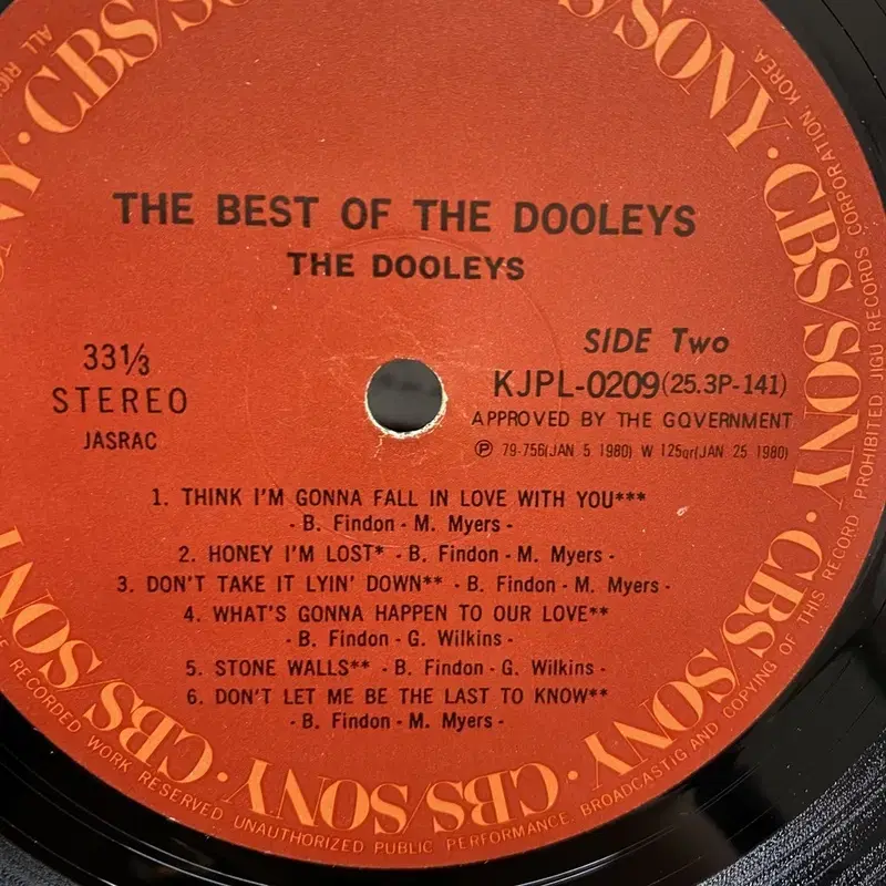 DOOLEYS LP / AA6727