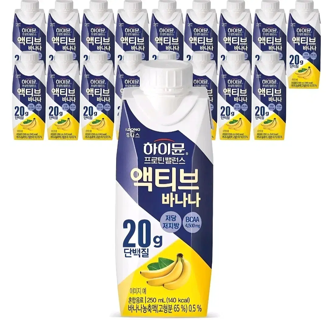 하이뮨 프로틴 밸런스 액티브 바나나 250ml 18개