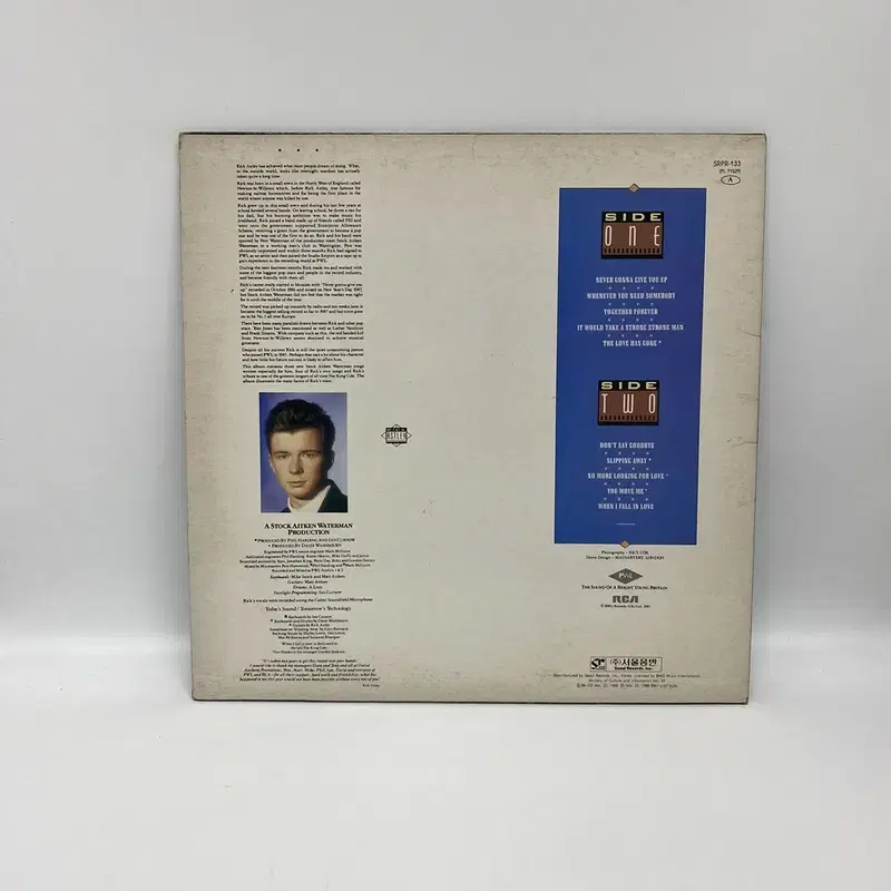 RICK ASTLEY LP / AA6729