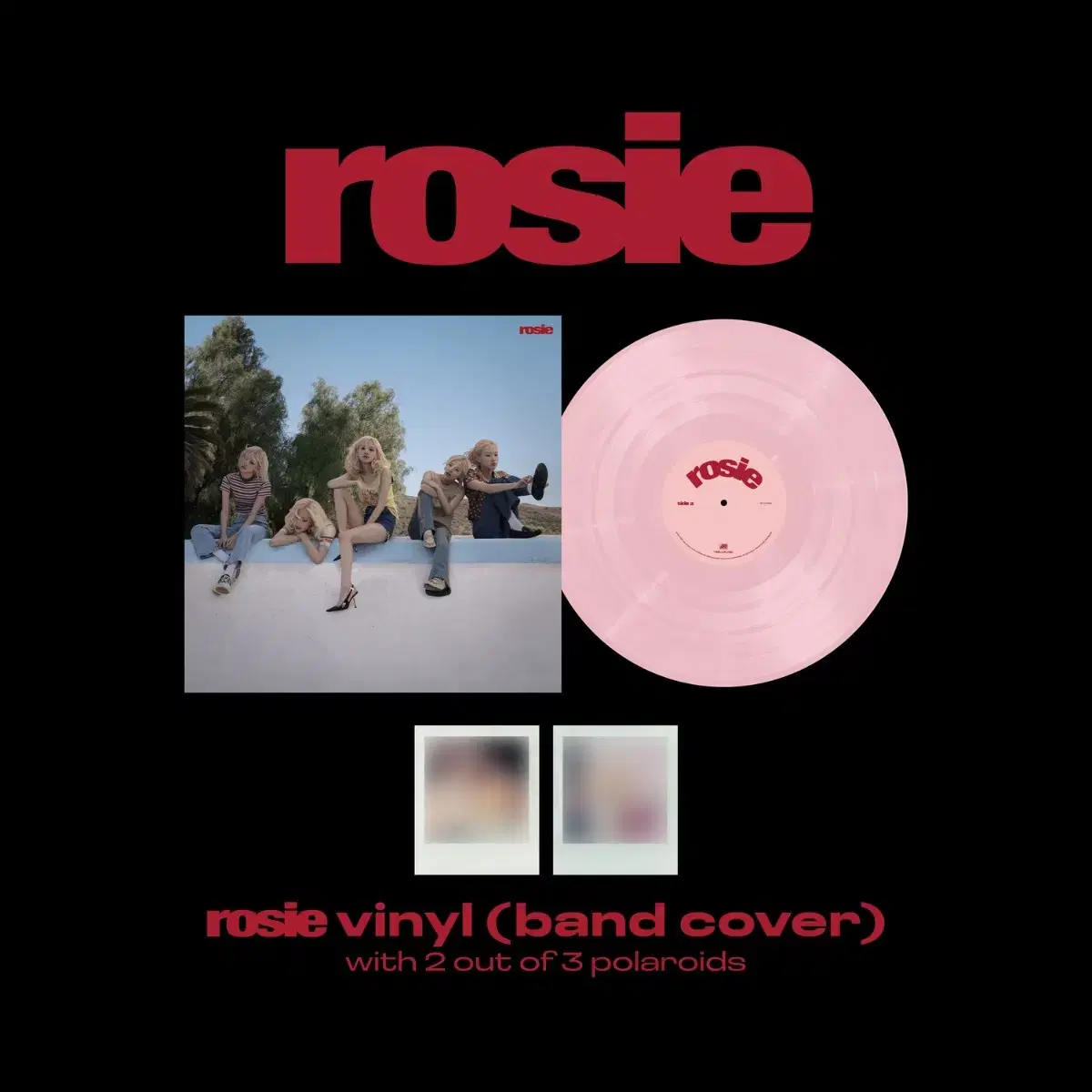 로제 rosie 핑크반 lp 미개봉